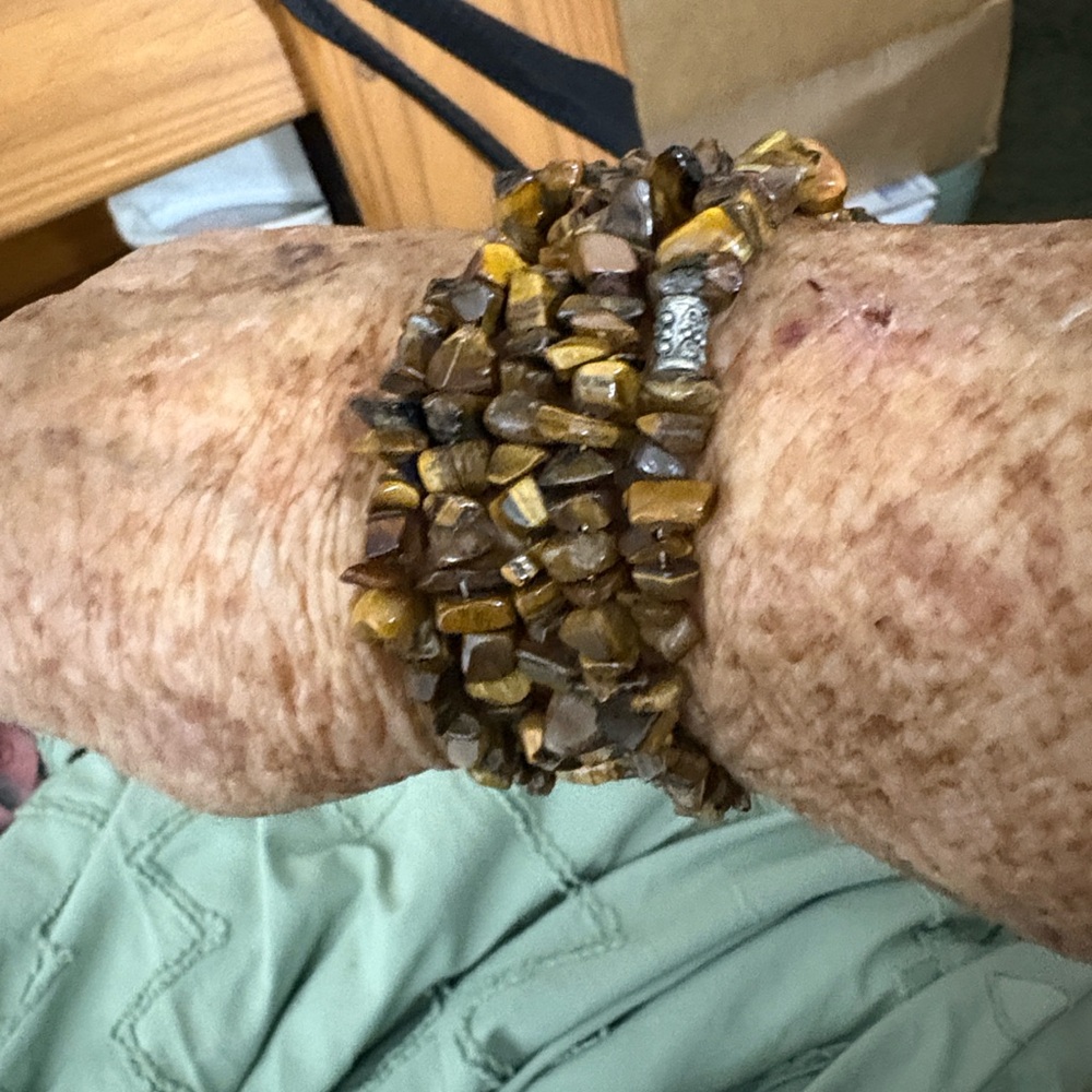 Chunky Tiger's Eye Stone Bracelet